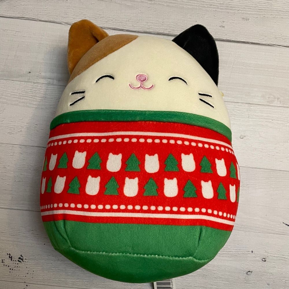 Squishmallows Cam the Cat holiday Stuffed Plush